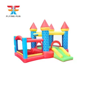 Brick Wall Bounce House with Ball Pit